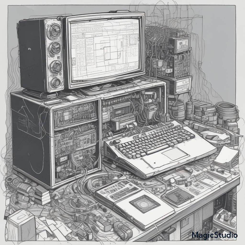 Philbert's workbench with the Array device